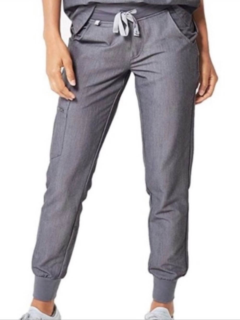 Figs • Zamora Graphite Gray Jogger Scrub Pants - M